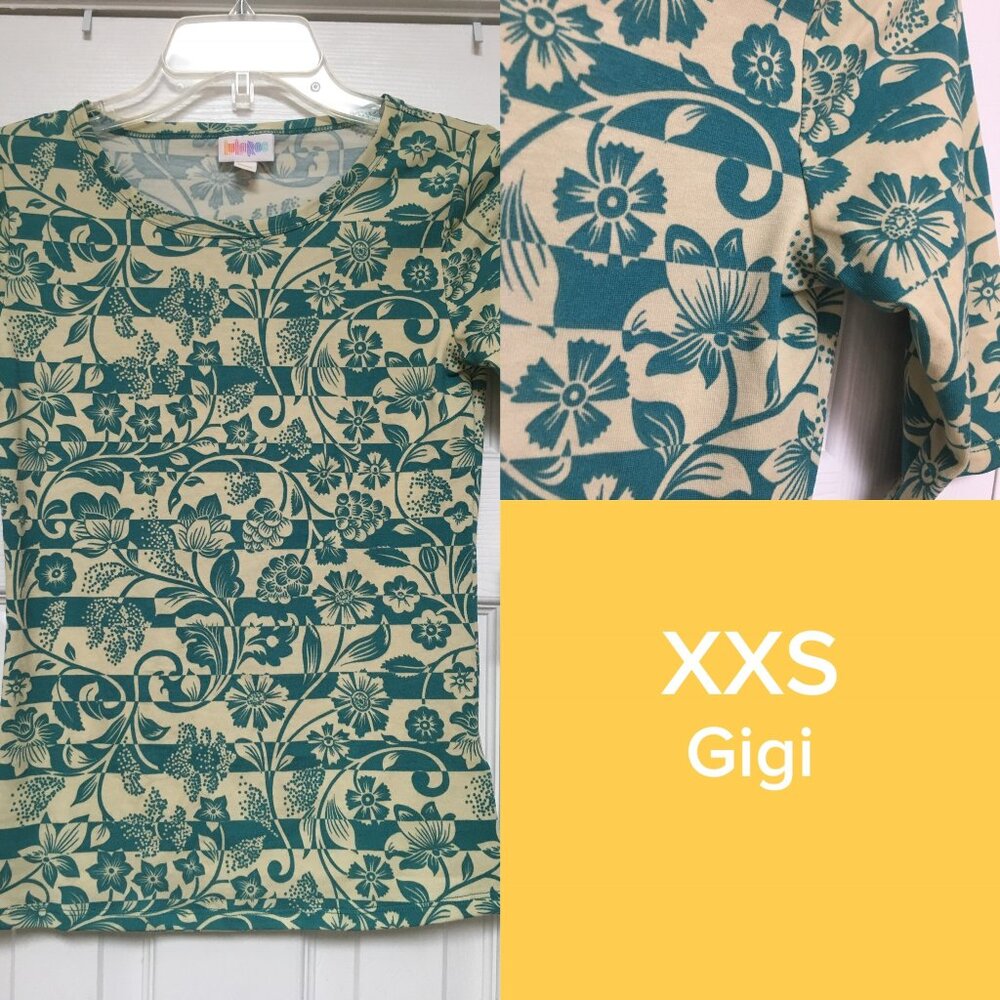 LuLaRoe Gigi Tee Size XXS - NWT